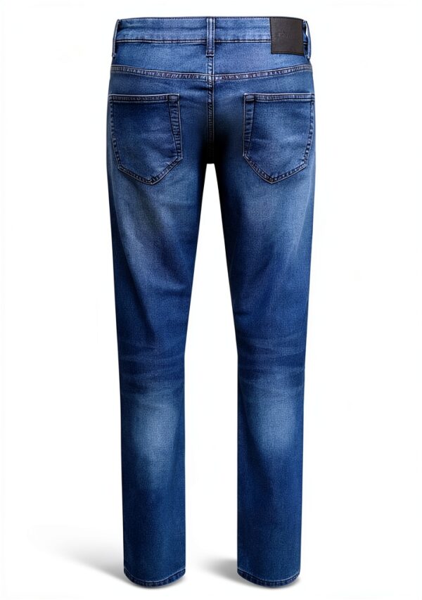 Jean slim homme denim bleu coton élasthanne taille 32-2