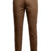 Pantalon chino Bestseller coupe ajustée kaki vintage homme-7