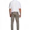 Pantalon chino Bestseller coupe ajustée kaki vintage homme-3