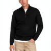 Pull tricot homme ONLY SONS noir argent confortable-1