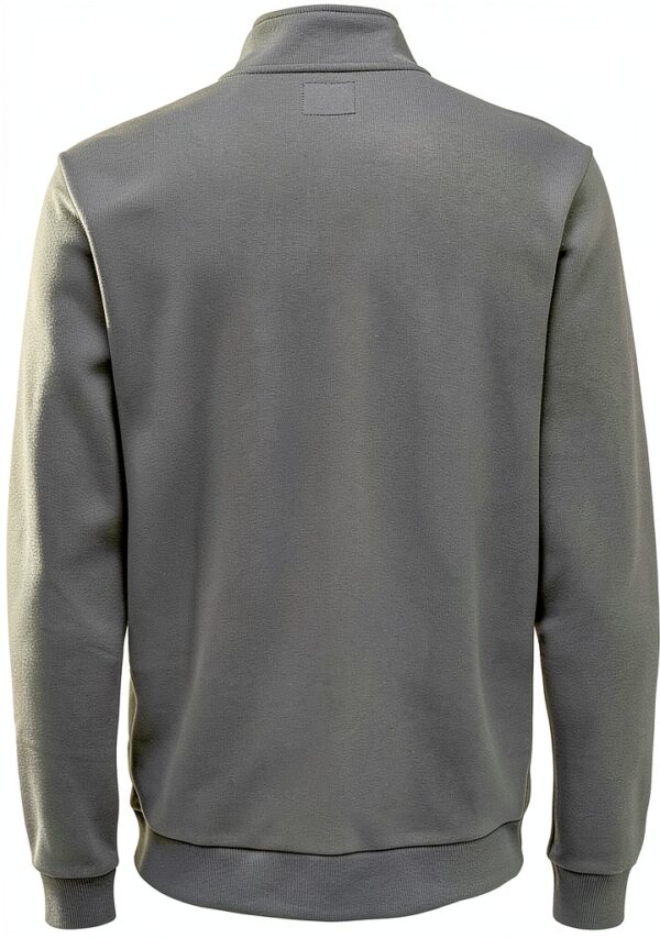 Pull ONLY Homme Coupe Normale Doublure Argentée Castor Gray-2