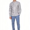 Chemise lin Bestseller manches longues fermeture boutonnée-4