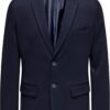 Blazer Bestseller Homme Col à Revers Coupe Ajustée-0