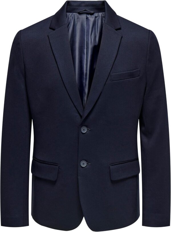 Blazer Bestseller Homme Col à Revers Coupe Ajustée-0