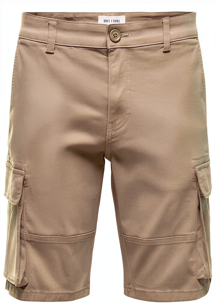 'Short cargo Only & Sons pour homme en couleur Chinchilla'
