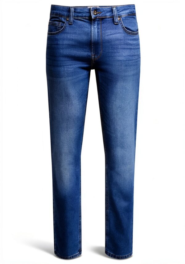 Jean slim homme denim bleu coton élasthanne taille 32-1