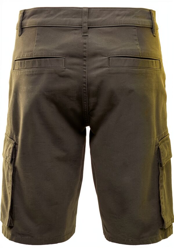 Short Cargo Bestseller Homme Coupe Classique Olive-2