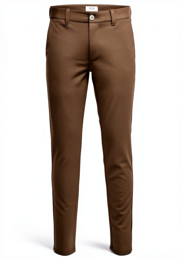 Pantalon chino Bestseller ajusté viscose polyester homme-7