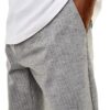 Pantalon chino homme Tapered Fit Rayures 76 polyester 20-7