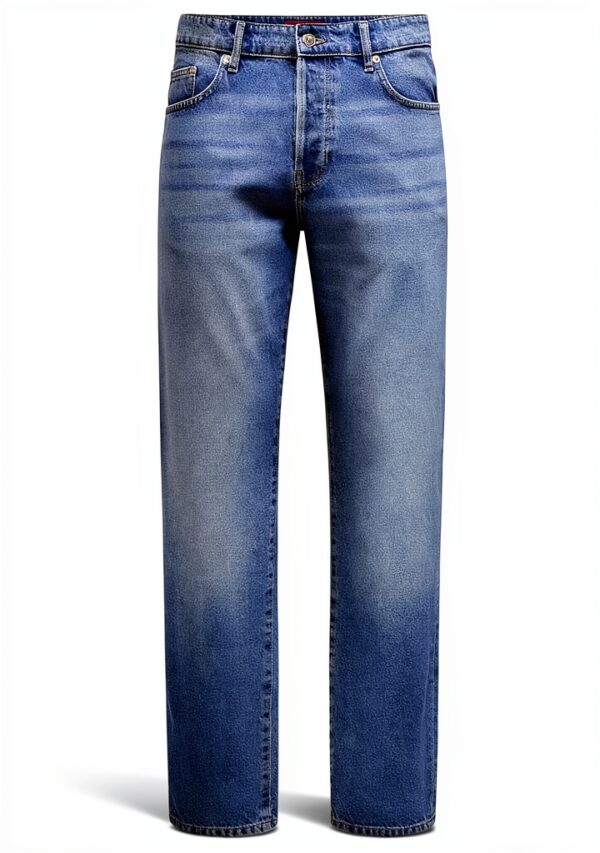 Jean Bestseller coupe droite 100 coton homme classique-0