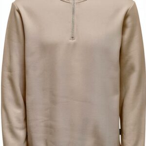 Pull ONLY homme coupe normale doublure argentée gris-0