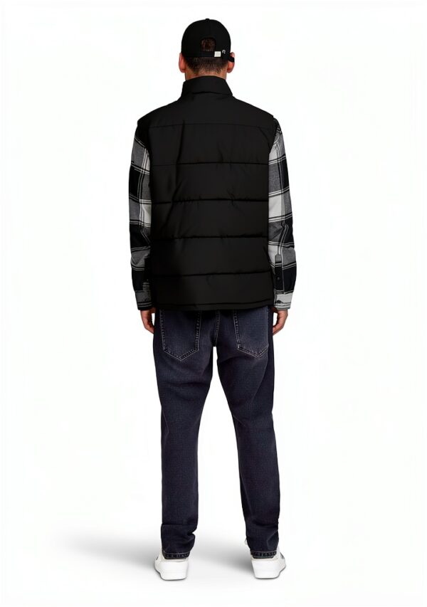 Gilet matelassé sans manches ONLY SONS Homme Noir Polyester-3