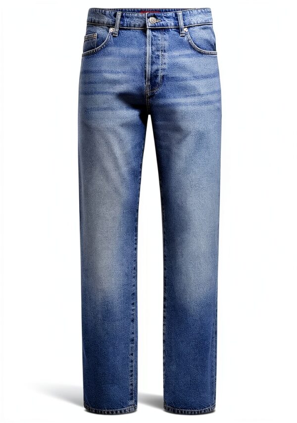 Jean Bestseller coupe droite 100 coton pour homme-0