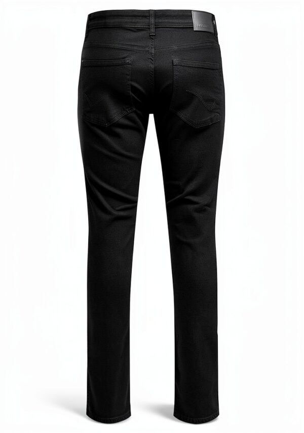 Bestseller Jean Noir Homme Taille Basse Poches Arrière-1