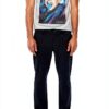Pantalon Chino Homme Tapered Fit Polyester Viscose-0