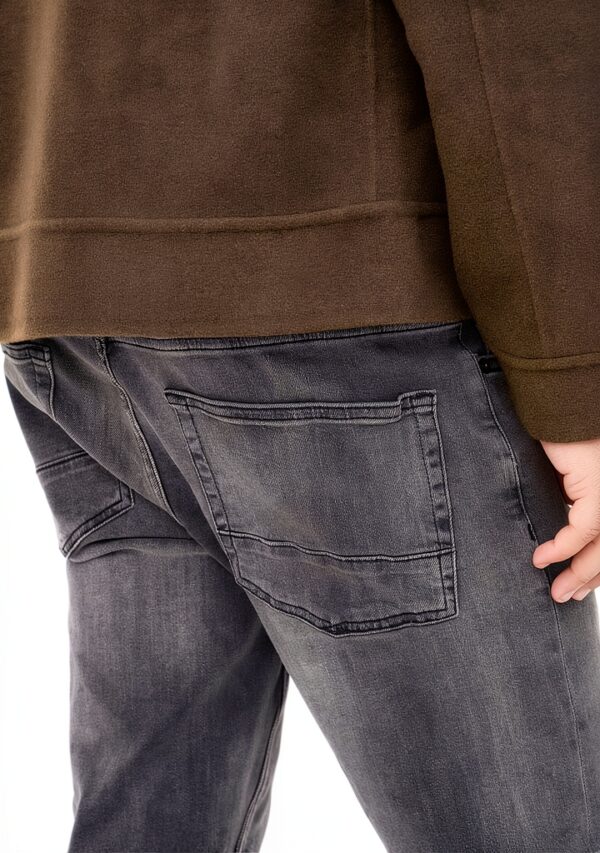 Jean Skinny Homme Coton Élasthanne Grey Denim Fit-6