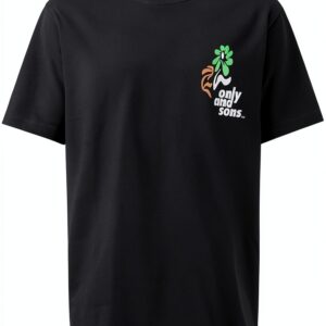 Only Sons T-shirt garçon coupe ample imprimé col rond-0