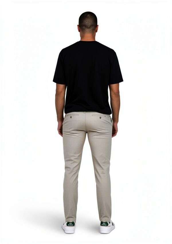 Pantalon chino homme Bestseller stretch fermeture éclair-1