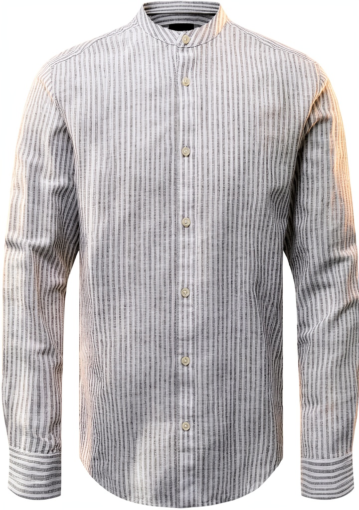 Chemise en lin Bestseller portée en situation décontractée