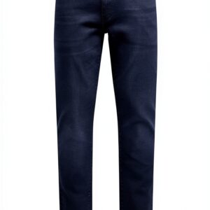 Bestseller Jean Homme Coupe Classique Denim Bleu Noir-0