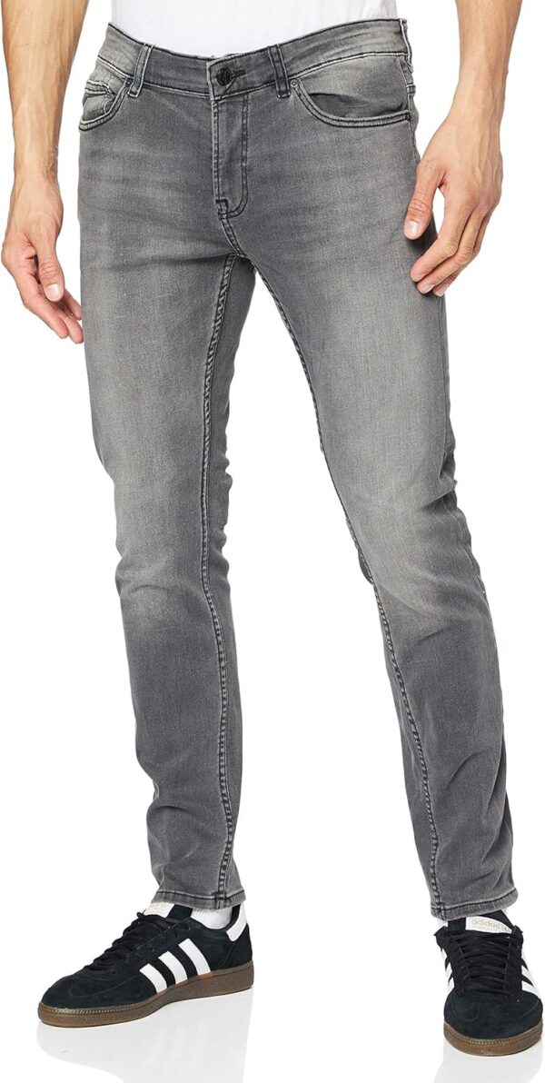 Jean Homme ONLY SONS Slim Fit Denim Gris Casual-0