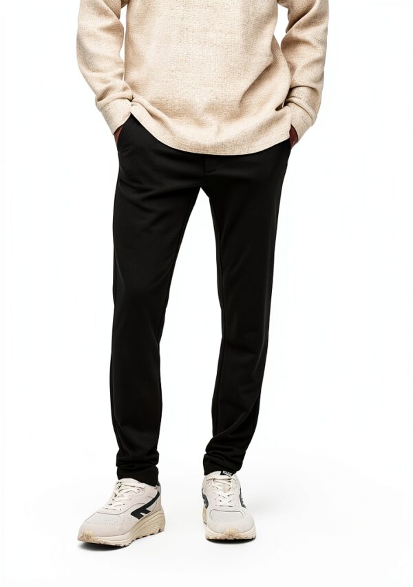 Pantalon chino Bestseller slim vert confortable homme-3