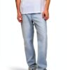 Bestseller Jeans Homme Coton Recyclé Coupe Droite Bleu Clair-3