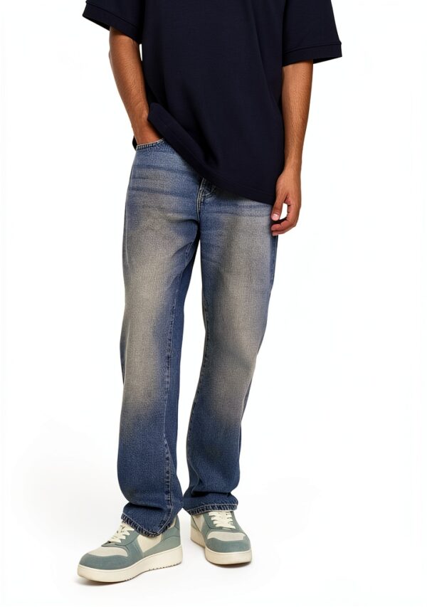 Jean Bestseller coupe droite 100 coton homme classique-2