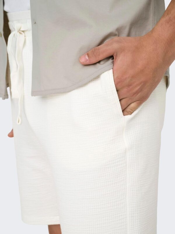 Only Sons Chemise Homme Coupe Ajustée Manches Courtes Gris-6