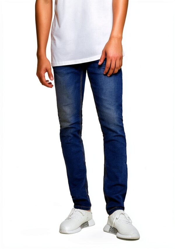 Jean Homme ONLY SONS Coupe Ajustée Coton Élasthanne Bleu-3