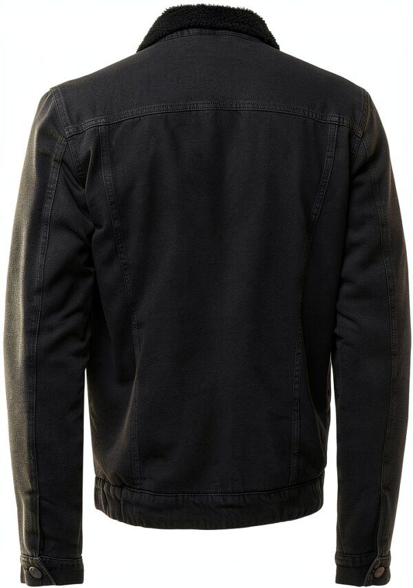 Veste en jean Only Sons Homme Noir Poche Détails-4