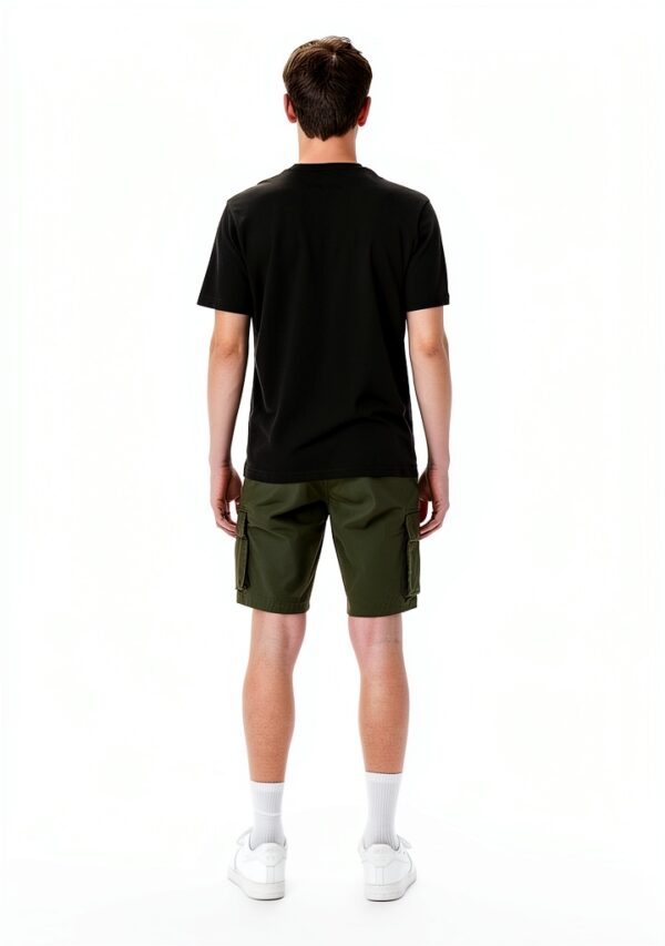 Short Cargo Bestseller Homme Coupe Classique Olive-4