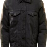 Veste en jean Only Sons Homme Noir Poche Détails-0