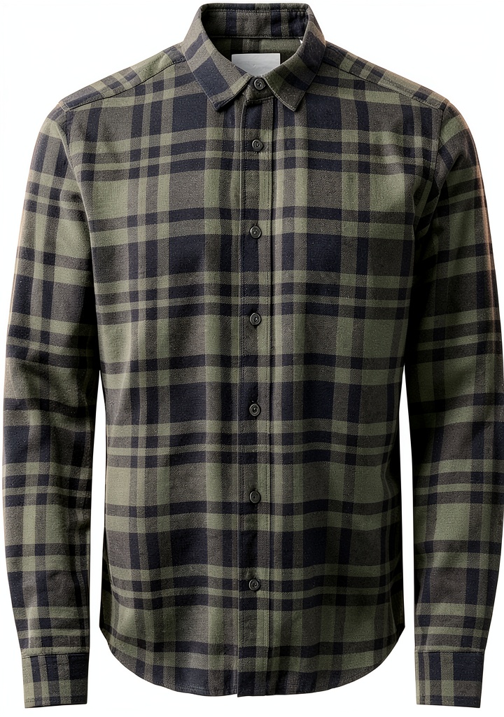 Chemise Only Sons à carreaux portée par un homme en setting décontracté