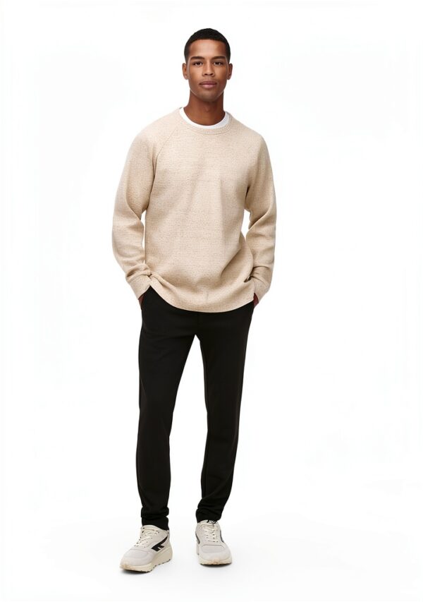 Pantalon chino Bestseller slim vert confortable homme-5