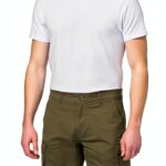 Short Cargo Bestseller Homme Coupe Classique Olive-0