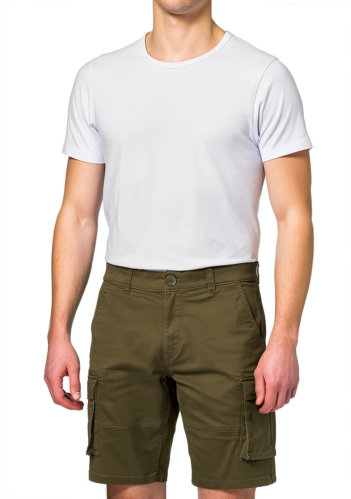 Short cargo Bestseller homme porté en extérieur