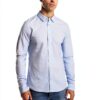 Chemise Bestseller coton ajustée homme bleu ciel tailles-4