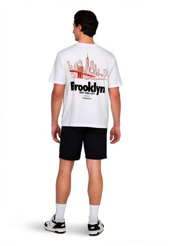 Only Sons T-shirt ample imprimé col rond manches courtes-3