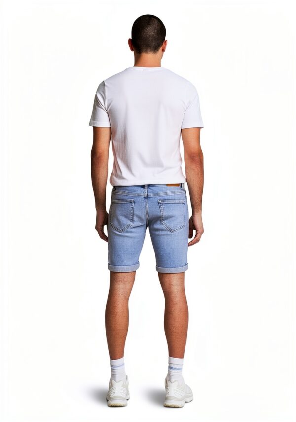 Short en jean Bestseller coupe ajustée homme coton recyclé-4