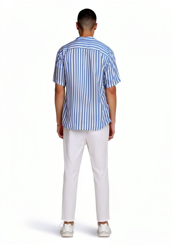 Only Sons Chemise homme viscose col chemise manches courtes-3