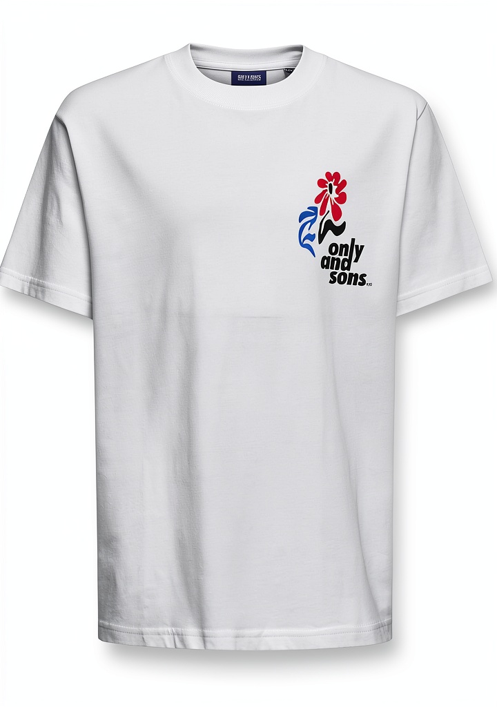 T-shirt Only Sons garçon en coupe ample avec imprimé