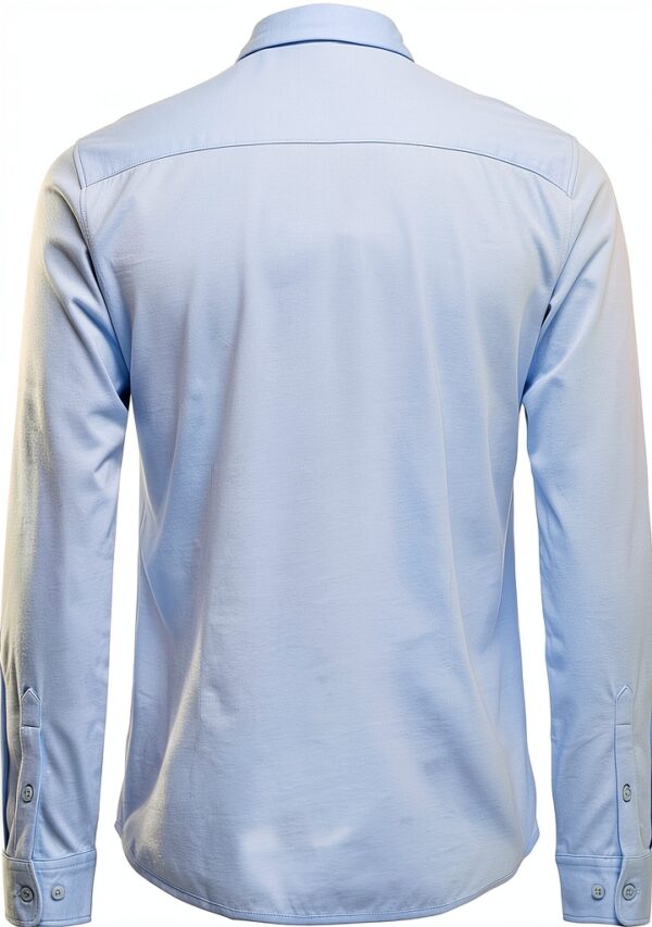 Chemise Bestseller coton ajustée homme bleu ciel tailles-6