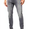 Jean Skinny Homme Coton Élasthanne Grey Denim Fit-0