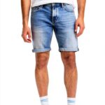 Short en jean Bestseller coupe ajustée homme coton recyclé-0