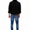 Veste en jean Only Sons Homme Noir Poche Détails-6