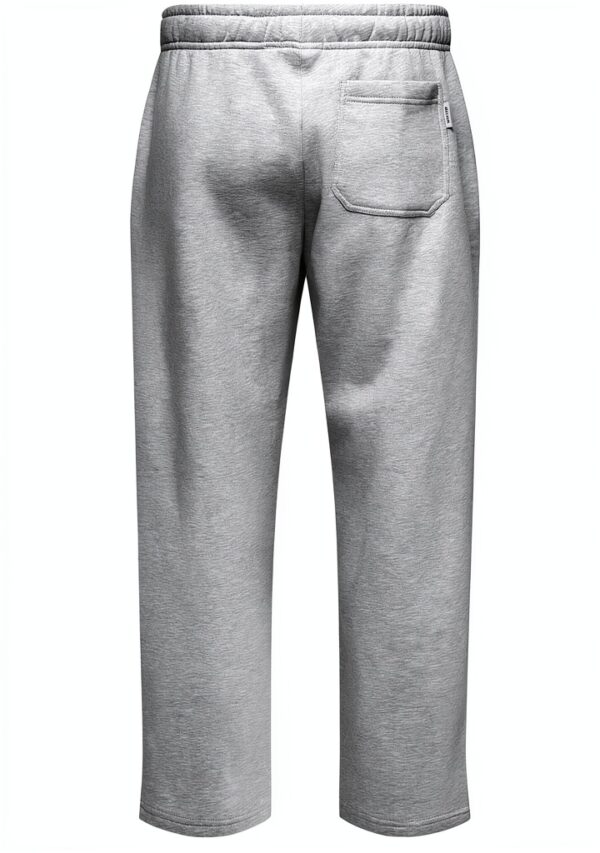 Pantalon jogging homme ONLY SONS doublure argentée noir gris-1