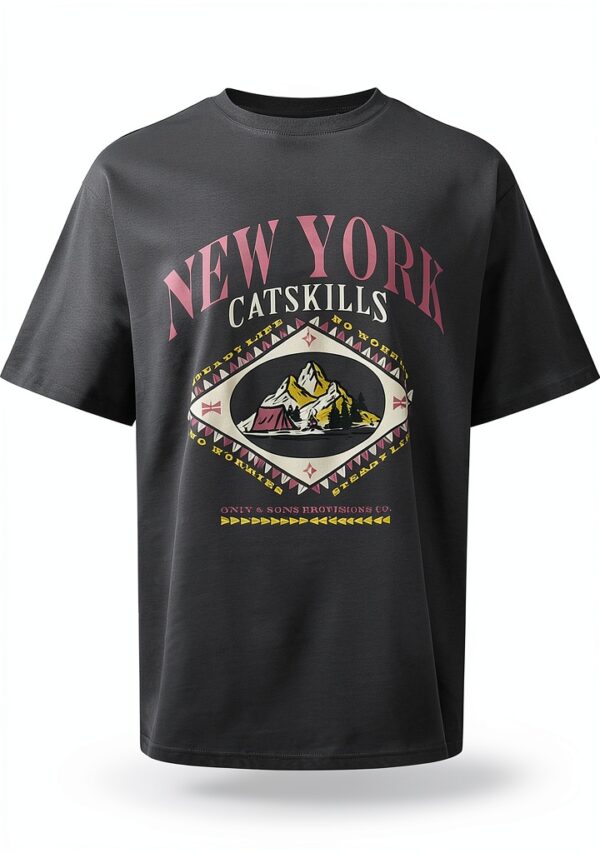 T-shirt homme Bestseller coton col rond manches courtes-0