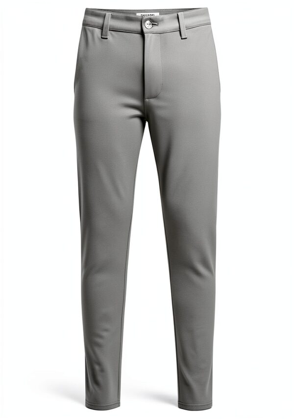 Pantalon chino Bestseller coupe ajustée kaki vintage homme-0