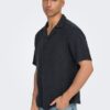 Chemise manches courtes ONLY SONS homme coton confortable-6